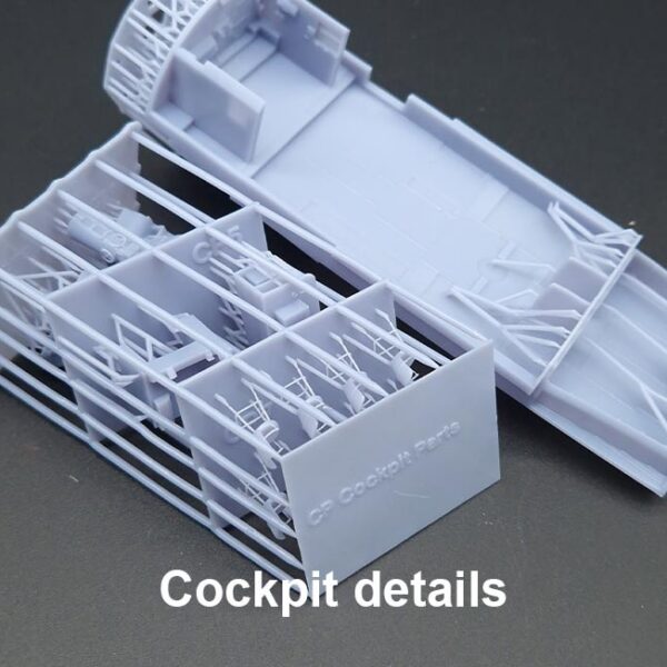 Latecoere 631 Detail Parts, scale: 1/72 (good for Contrail kits)
